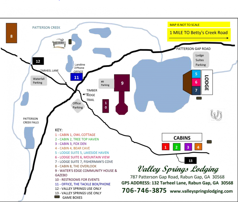Directions Valley Springs Lodging